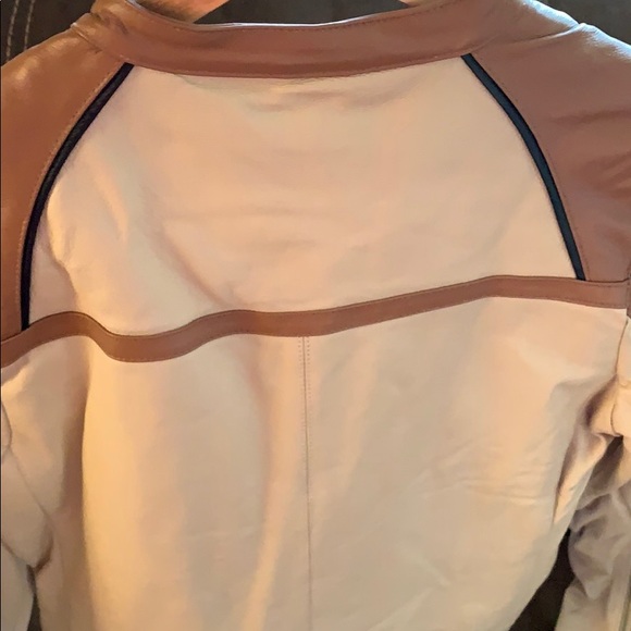 Leather motorcycle jacket - Picture 3 of 3